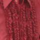 Ruche burgundy dark-burgundy