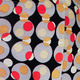 Leggings Dots grey, orange, black