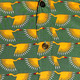 Graphical Bird green, yellow