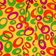Rings yellow, green, orange