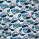 Shortsl. Japanese Waves blue