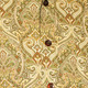 Ornamentical Paisley creme , green , brown