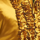Ruche Satin gold, brown