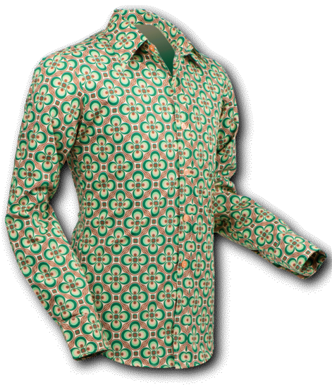 Dotsgrid creme-green