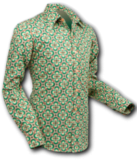 Dotsgrid creme-green