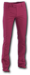 Pants straight bordeaux