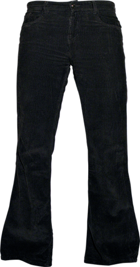 Corduroy Black Regular Length