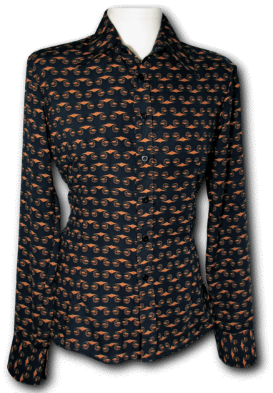 Lady Blouse Logo navy