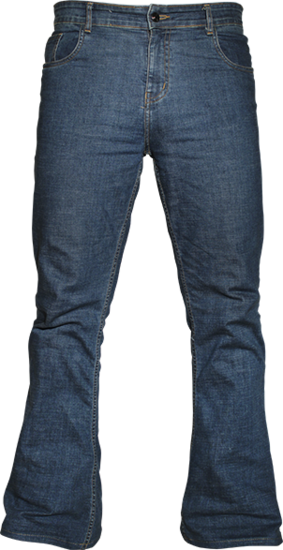 Denim Flare, Stretch, Classic blue, Regular Length