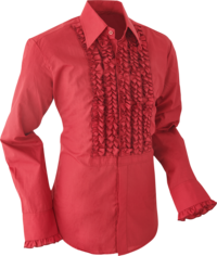 Ruche burgundy dark-burgundy