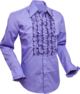 Ruche purple, dark lilac