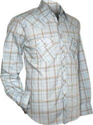 Checked light-blue
