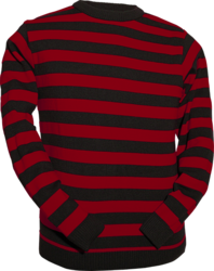 Jumper Stripes black-red
