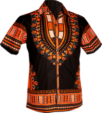 Shortsl. Dashiki black