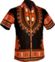Shortsl. Dashiki black