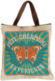 Tote-Bag Butterfly green-orange