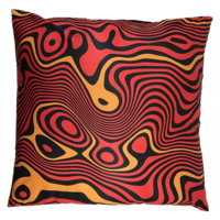 Organic Structure red, yellow, black