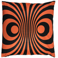 Bulls-Eye orange, black