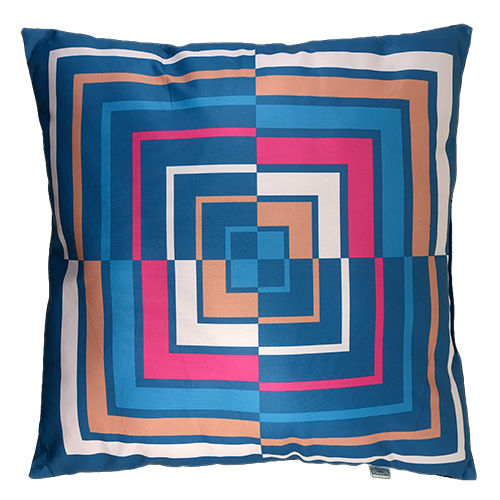 Rhombus turquoise, multi-coloured