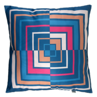Rhombus turquoise, multi-coloured