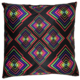 Rhombus-Pattern black, multi-coloured