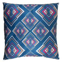 Rhombus-Pattern turquoise, multi-coloured
