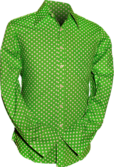 Polka-Dots green-white