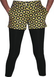 Flowers pistache , navy