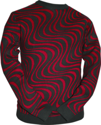 Jumper Wavyline black-red