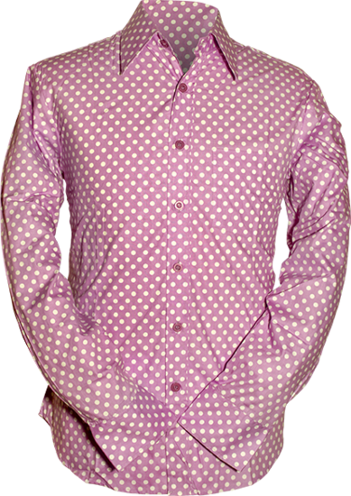 Polka-Dots lilac, creme