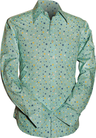 Stars sky-blue, navy, yellow