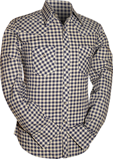 Scot creme, blue