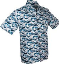 Shortsl. Japanese Waves blue