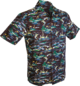 Shortsl. Fish and Ships brown , creme , blue