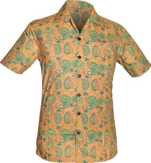Shortsl. Paisley old-rose , mint , yellow