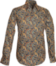 Paisley blue , creme , rust