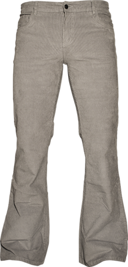 Flare Stretch-Corduroy light-grey