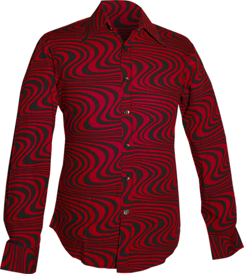 Wavyline red , black