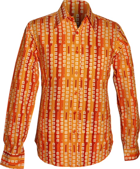 70's Shamrock orange , creme