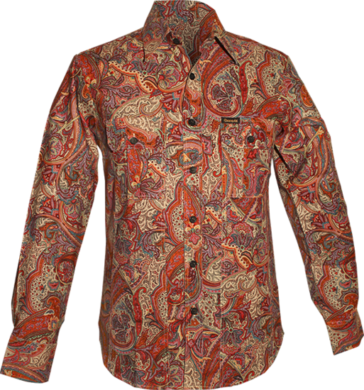Worker-Shirt Paisley colorful