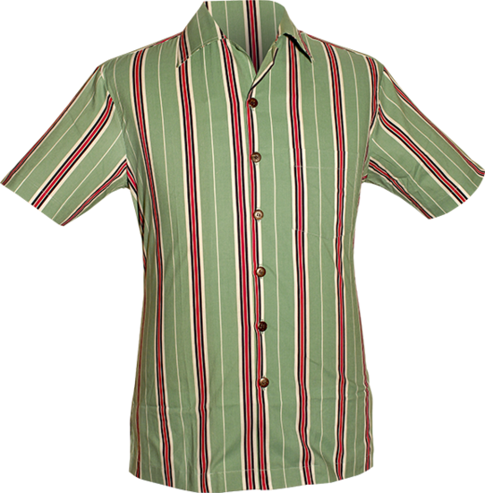 Shortsl. Stripes creme, mint, black, red