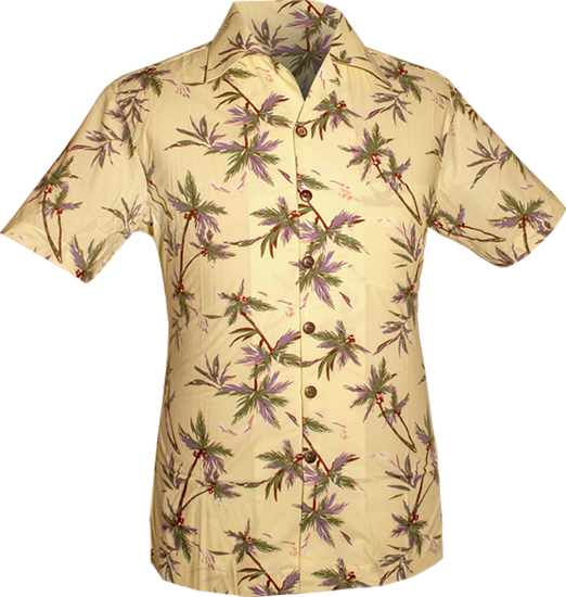 Shortsl. Palms dark-creme, brown, lilac