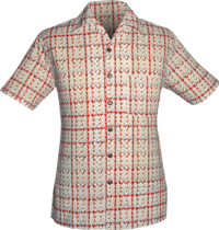 Shortsl. Shinori Mountains creme, grey, red