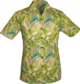 Shortsl. Jungle Plants creme, green, grey