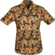 Shortsl. Jungle Plants navy, green, rose