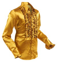 Ruche Satin gold, brown